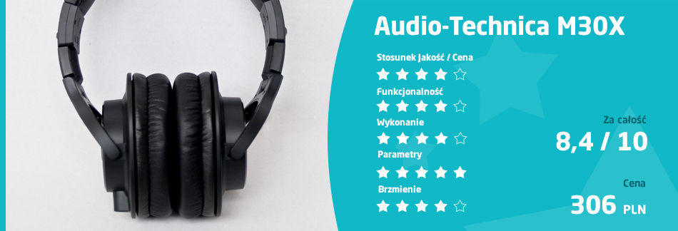 ocena Audio-Technica M30X